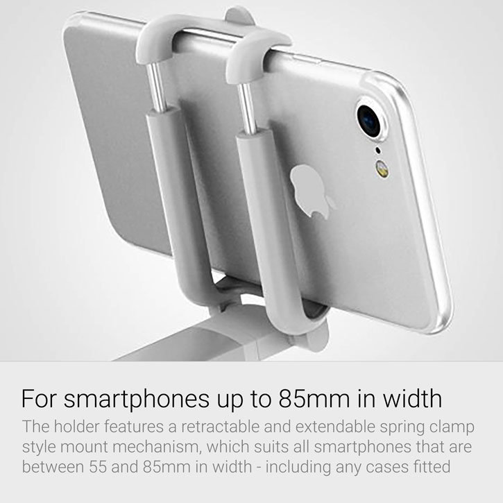 Universal Adjustable Multipurpose Smartphone Holder - Silver