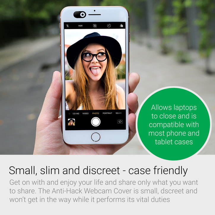Olixar Anti-Hakkerointi Webkameran puhelimet Läppäreihin jaTableteihin