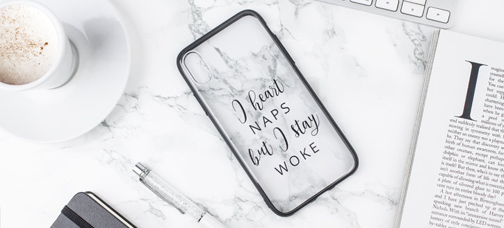 LoveCases Statement iPhone X Case - I Heart Naps But I Stay Woke