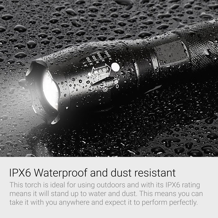 ZumiLumi Aluminium Pocket-Sized Tactical LED Torch