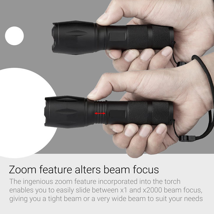 ZumiLumi Aluminium Pocket-Sized Tactical LED Torch