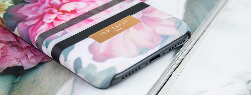 Ted Baker Linora iPhone 8 Soft Feel Shell Case - Painted Posie