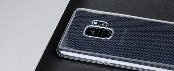 Coque Samsung Galaxy S9 Ultra fine - 100% Transparente vue sur appareil photo