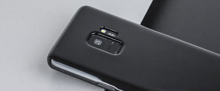 Olixar FlexiShield Samsung Galaxy S9 Gel Case - Solid Black