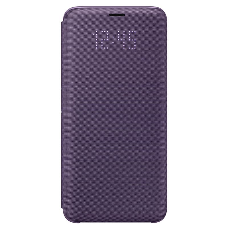 Official Samsung Galaxy S9 LED Flip Wallet - Purple