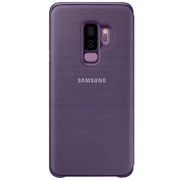 Official Samsung Galaxy S9 Plus LED Flip Wallet Cover - Purple