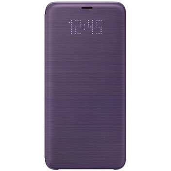 Beyond Habubu lever Official Samsung Galaxy S9 Plus LED Flip Wallet Cover Case - Purple