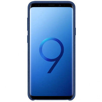 Official Samsung Galaxy S9 Plus Alcantara Cover Case - Blue
