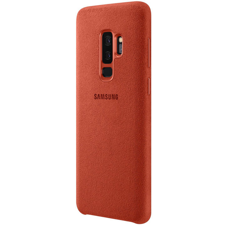 Official Samsung Galaxy S9 Plus Alcantara Cover Case - Red