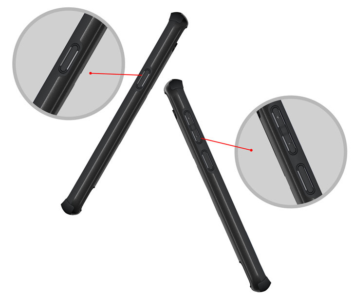 Olixar X-Ring Samsung Galaxy S8 Finger Loop Tough Case - Black