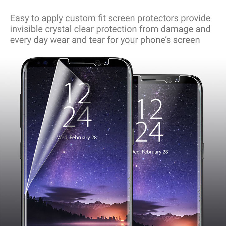 Olixar Samsung Galaxy S9 Plus Screen Protector 2-in-1 Pack