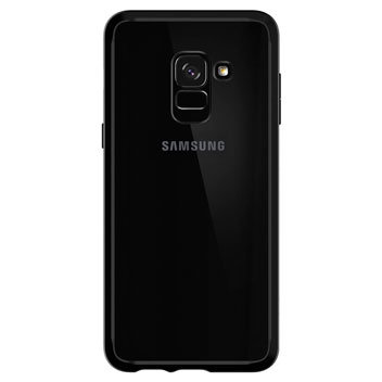 Spigen Ultra Hybrid Galaxy A8 2018 Bumper Case Hülle in Matt-schwarz