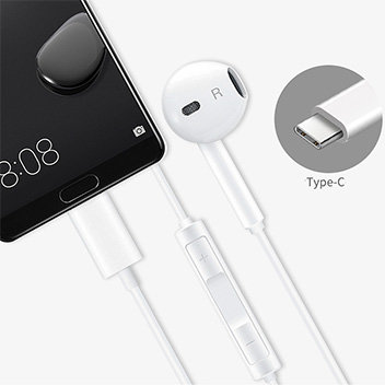 mout seksueel diamant Official Huawei P20 Pro CM33 USB-C Stereo Headphones - White