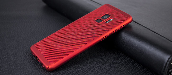 Olixar MeshTex Samsung Galaxy S9 Case - Brazen Red