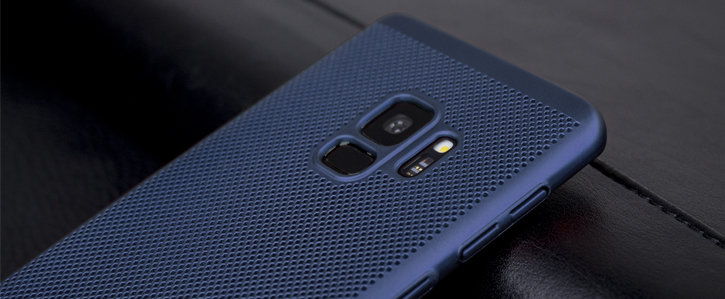 Olixar MeshTex Samsung Galaxy S9 Case - Marine Blue