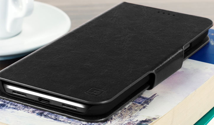 Olixar Leather-Style Sony Xperia XA2 Wallet Stand Case - Black