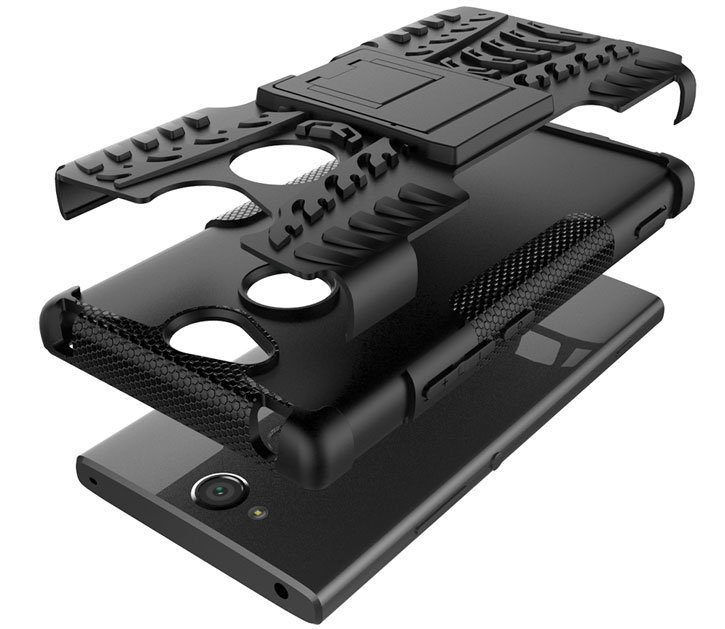 Olixar ArmourDillo Sony Xperia XA2 Protective Case - Black