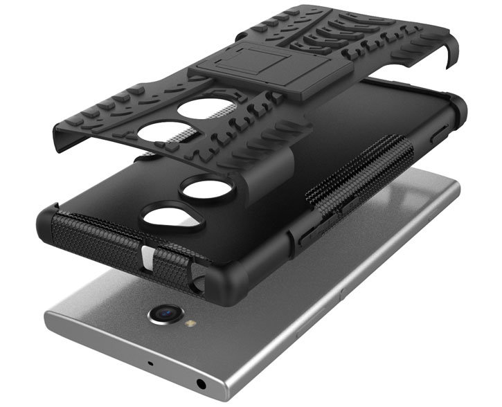 Olixar ArmourDillo Sony Xperia XA2 Ultra Hülle in Schwarz