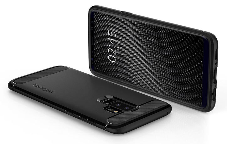 Spigen Rugged Armor Samsung Galaxy S9 Plus Tough Case - Black