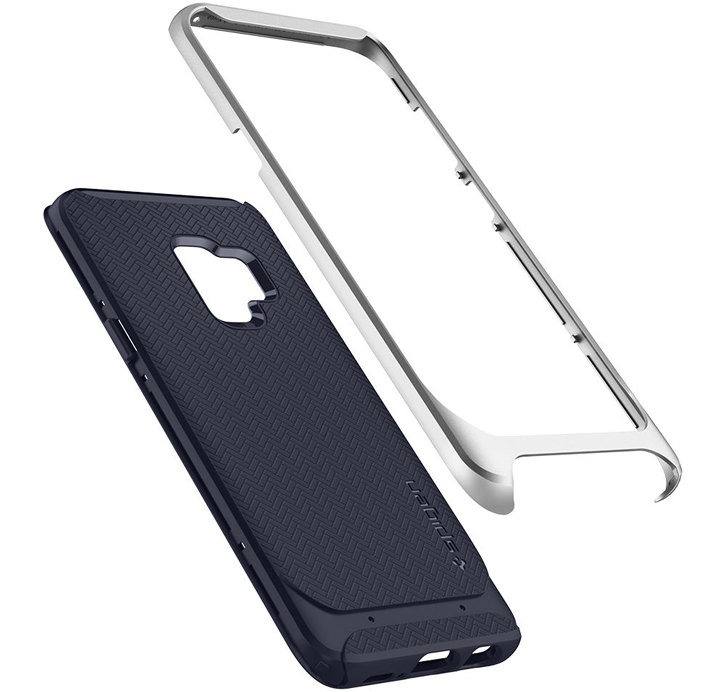 Spigen Neo Hybrid Case Samsung Galaxy S9 Hülle - Silberne Arktis