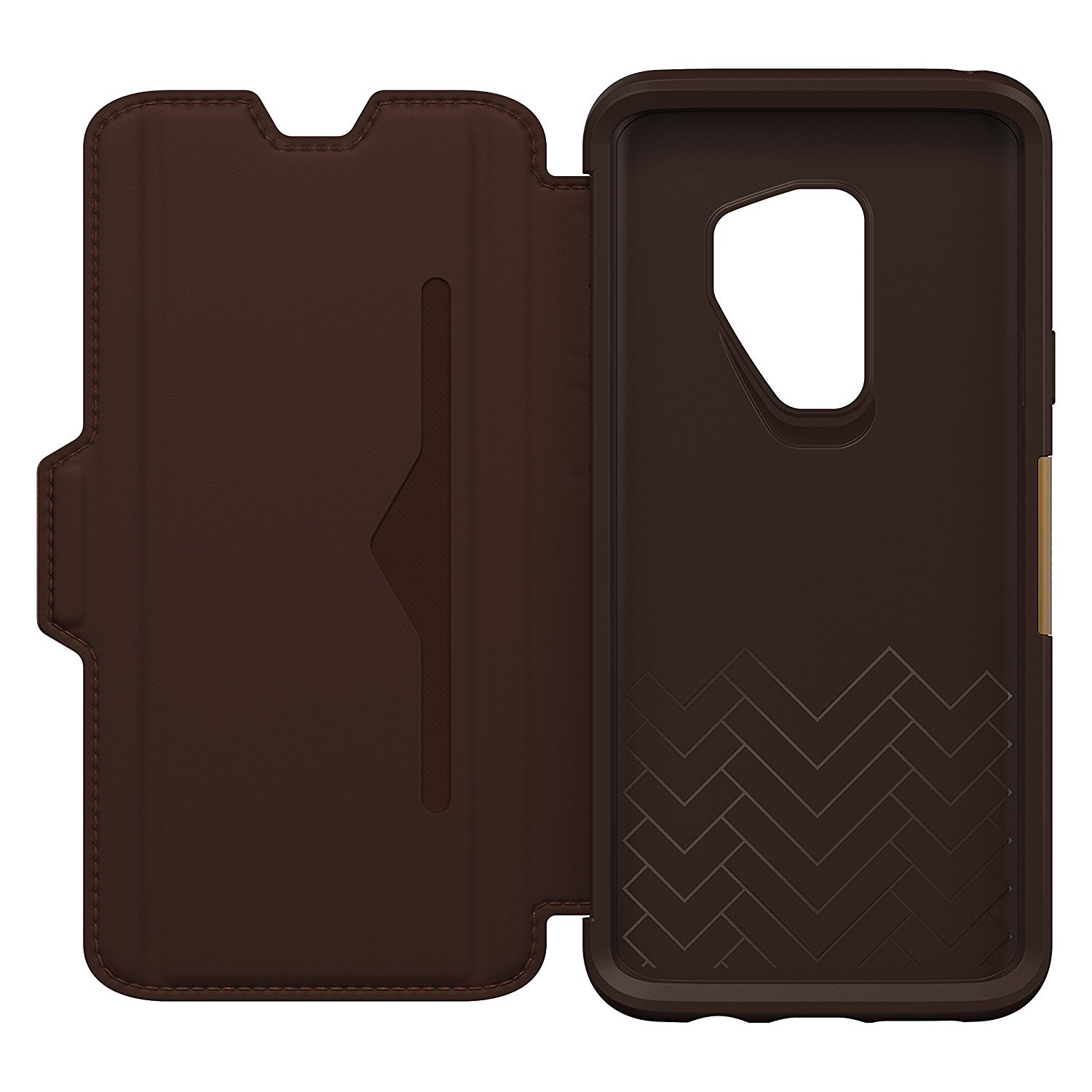 Coque Samsung Galaxy S9 OtterBox Strada en cuir avec rabat – Marron