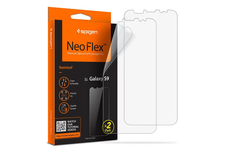 Spigen Samsung Galaxy S9 Neo Flex Skärmskydd - Tvåpack