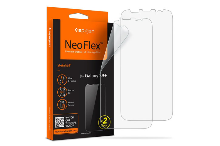Protection d'écran Samsung Galaxy S9 Plus Spigen Neo Flex – Pack de 2