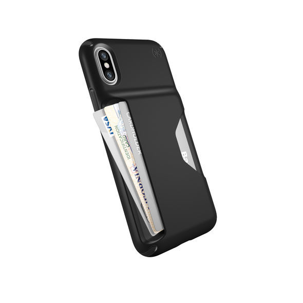 Funda iPhone X Speck Presidio Wallet - Negra