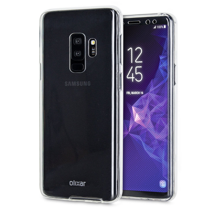 Olixar FlexiCover Complete Protection Galaxy S9 Plus Case - Clear