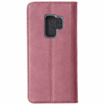 Krusell Sunne 4 Card Samsung Galaxy S9 Folio Wallet Case - Red
