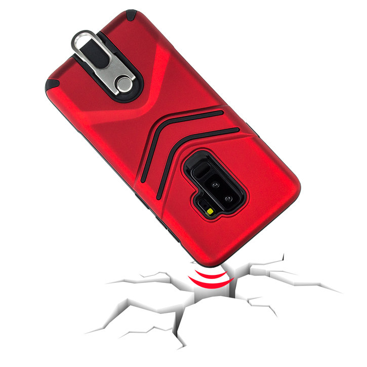 Olixar LanYard Samsung Galaxy S9 Plus Protective Skal - Röd