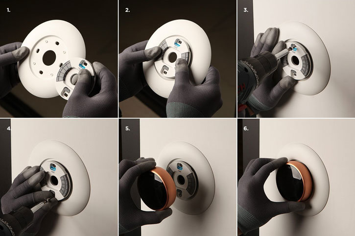 Elago Nest Thermostat Väggplatta - Vit