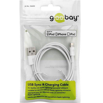 Goobay MFi Lightning Cable For Apple IPhone/iPad - White 3m