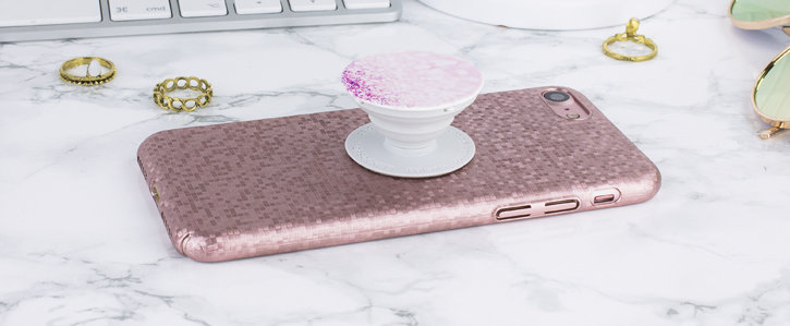 iPhone 7 Mosaic Case, Hand Grip & Stand - Rose Gold