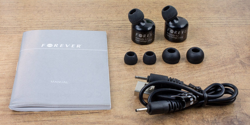 Forever True Wireless Earbuds TW100 - Black