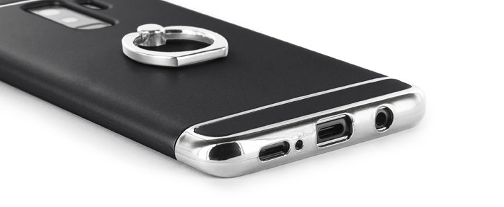 Olixar X-Ring Samsung Galaxy S9 Plus Finger Loop Case - Black