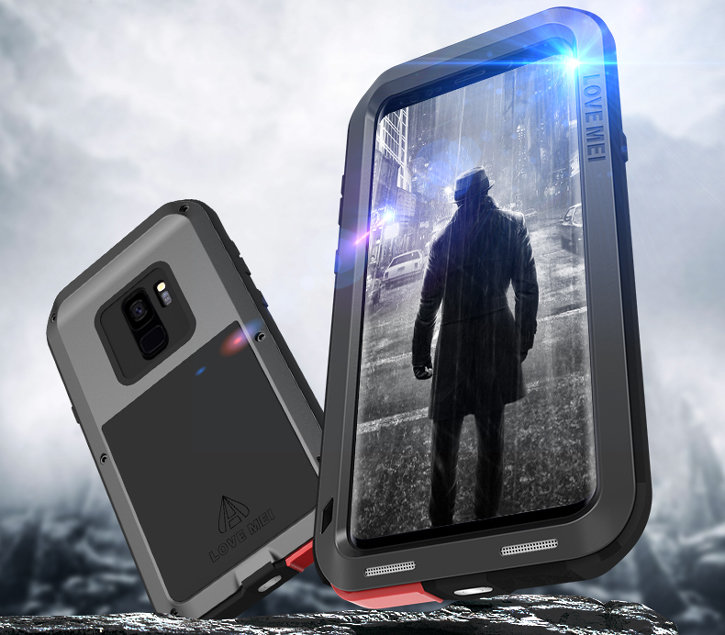 Love Mei Powerful Samsung Galaxy S9 Protective Case - Black