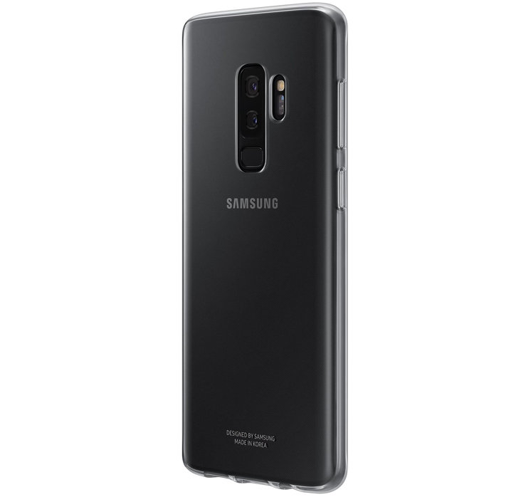 Coque Officielle Samsung Galaxy S9 Plus Clear Cover – Transparente vue sur appareil photo