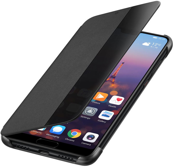 Housse Officielle Huawei P20 Pro Smart View Flip – Noire