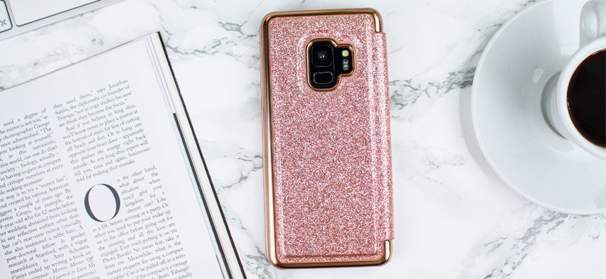 Ted Baker Mirror Folio Samsung Galaxy S9 Case - Rose Gold