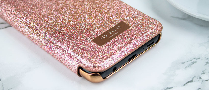 Ted Baker Mirror Folio Samsung Galaxy S9 Case - Rose Gold