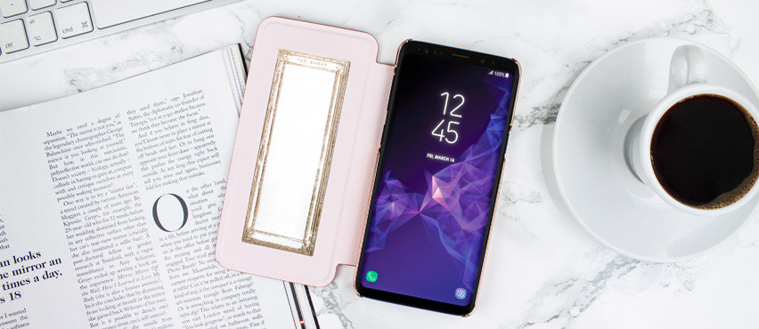 Ted Baker Mirror Folio Samsung Galaxy S9 Case - Rose Gold