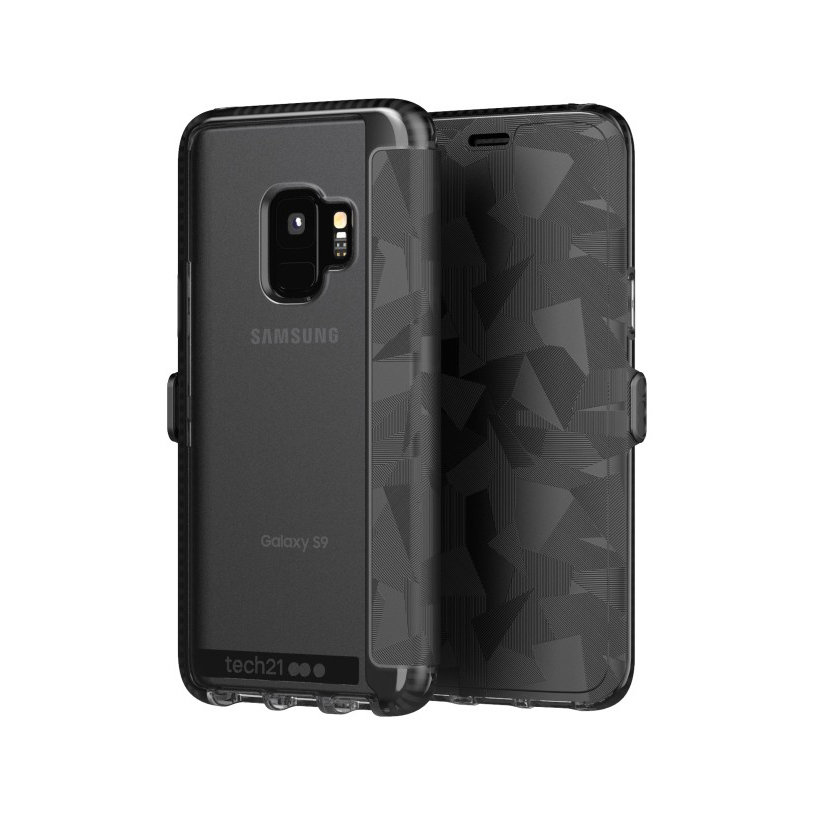 Tech21 Evo Wallet Samsung Galaxy S9 Case - Black