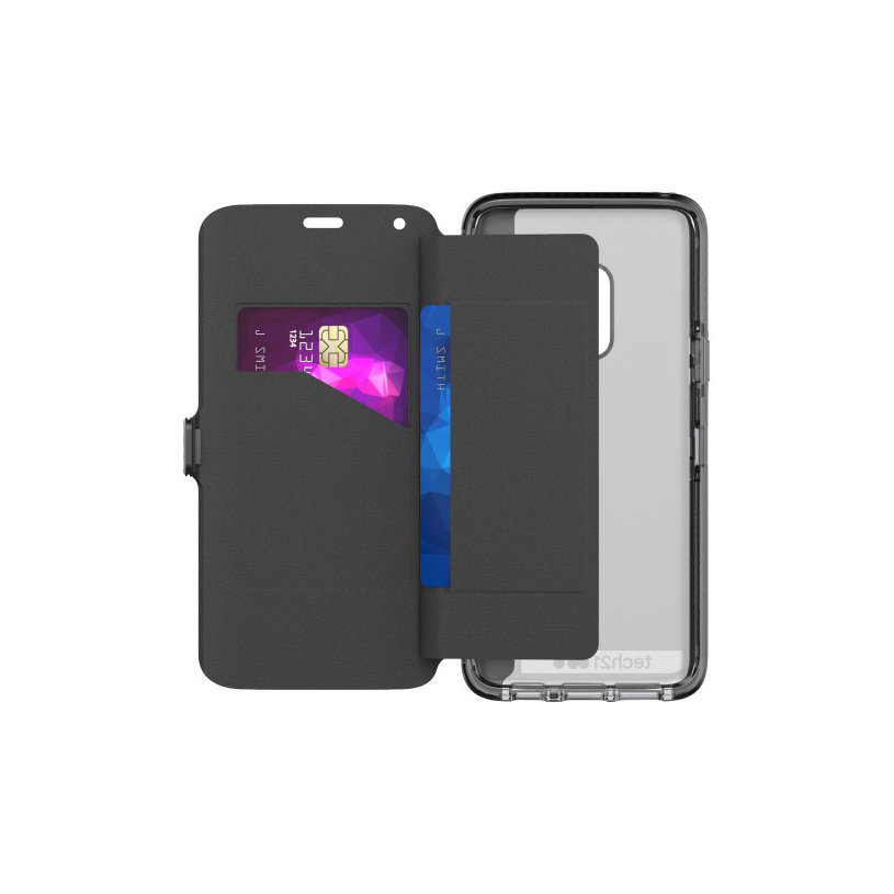 Tech21 Evo Wallet Samsung Galaxy S9 Case - Black