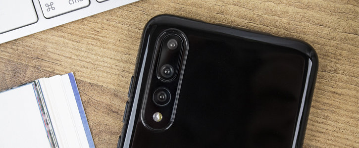 Olixar FlexiShield Huawei P20 Pro Gel Case - Solid Black