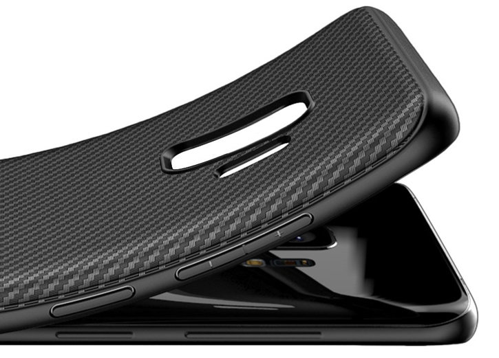 Funda Samsung Galaxy S9 Olixar fibra de carbono Olixar - Negra