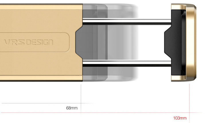 VRS Design Hybrid Grab Mini Universal im Auto Halterung - Gold