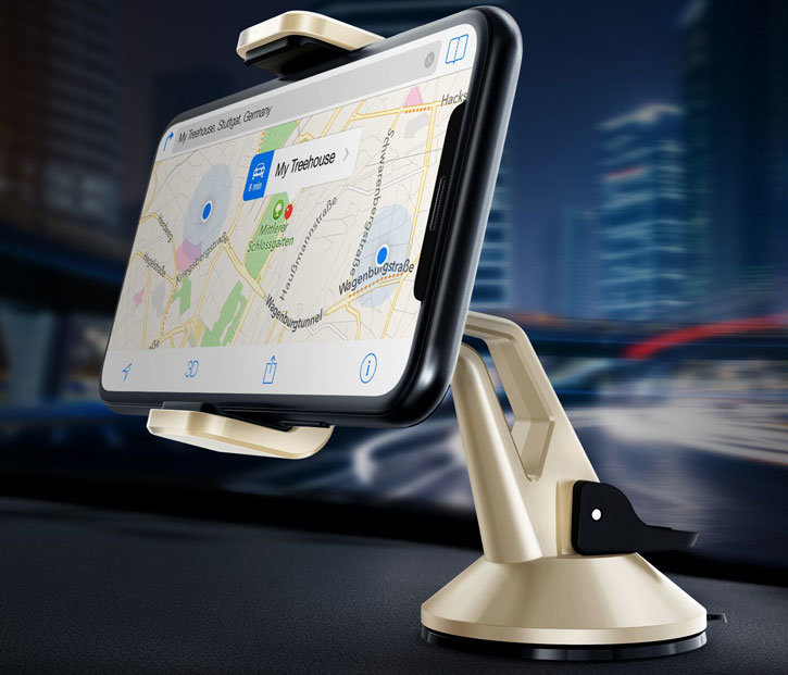 VRS Design Hybrid Grab Mini Universal In-Car Mount - Gold