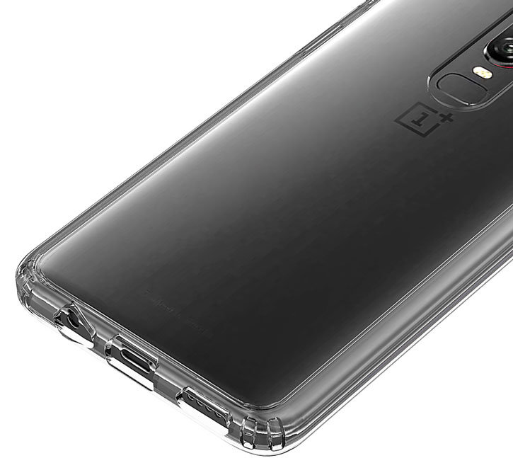 Olixar ExoShield Tough Snap-on OnePlus 6 Case - Crystal Clear