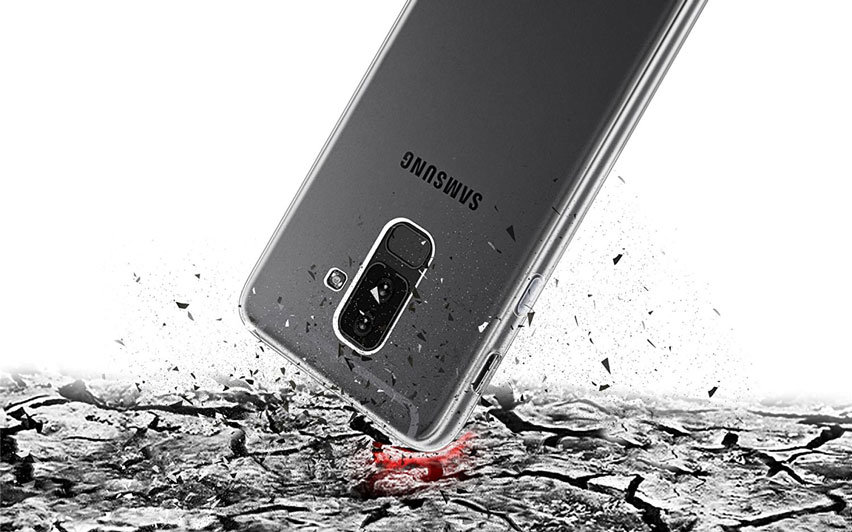 Olixar Ultra-Thin Samsung Galaxy A6 Plus Gel Case - 100% Clear